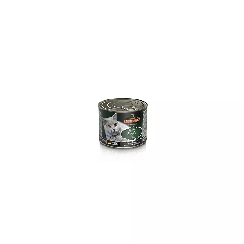 Boite de viande léonardo canard 200 gr.
